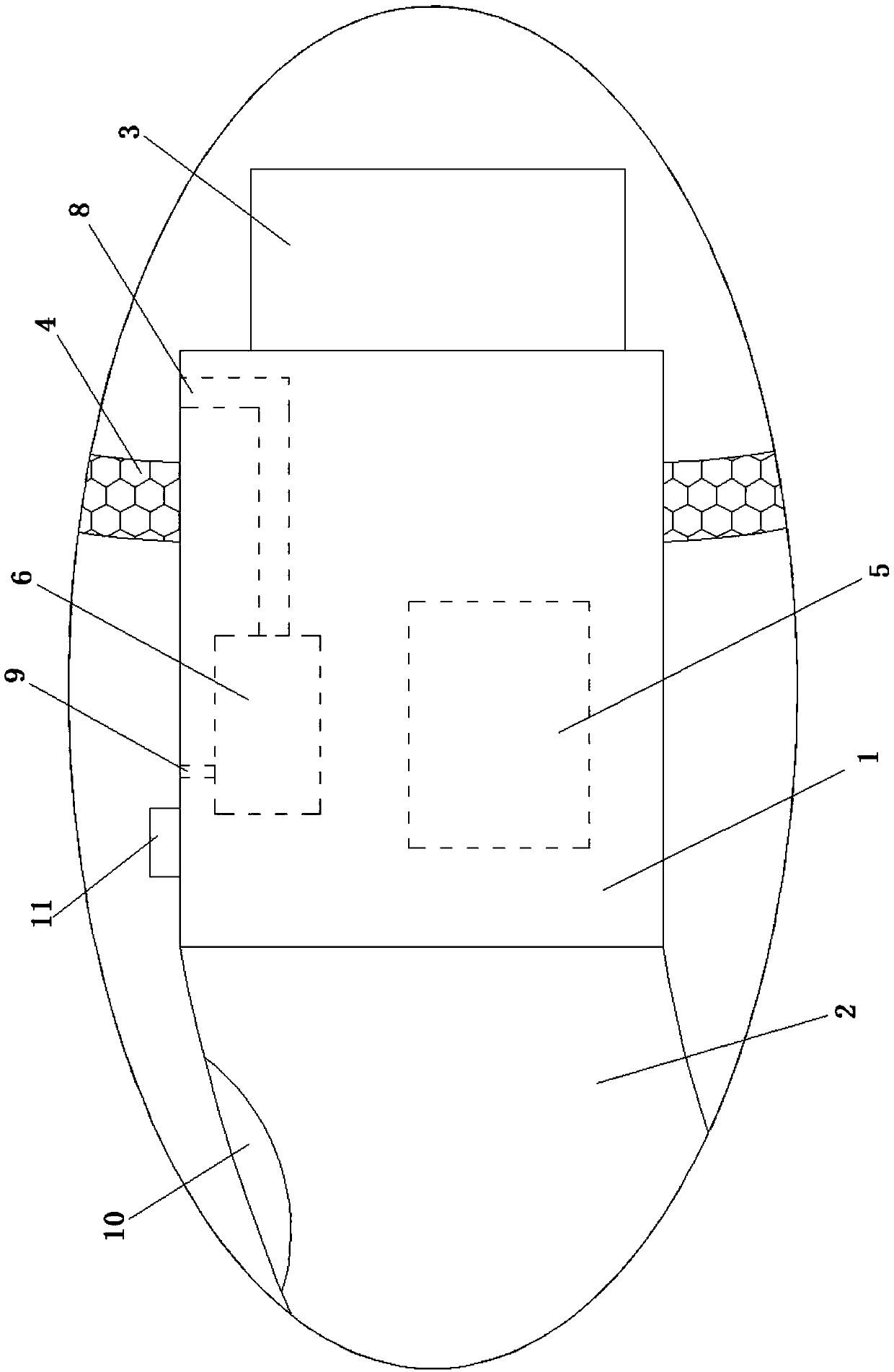 Charging gun structure of electric automobile