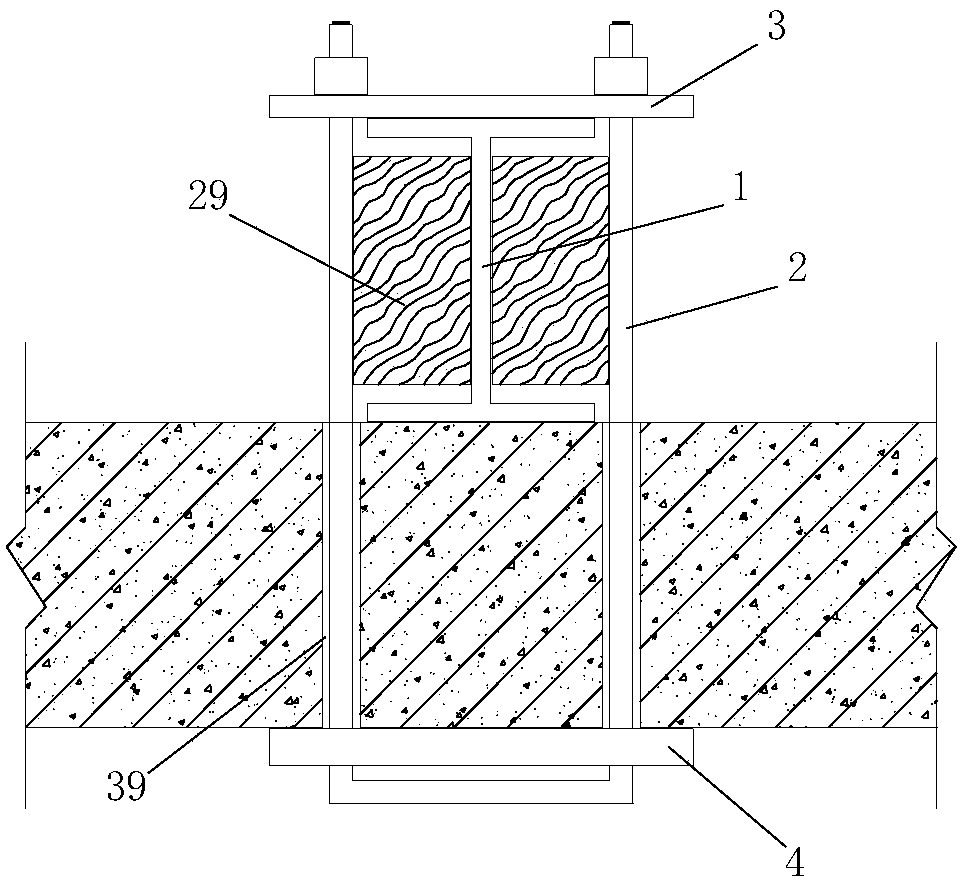 Cable-stayed cantilever composite support system and construction method based on intelligent monitoring