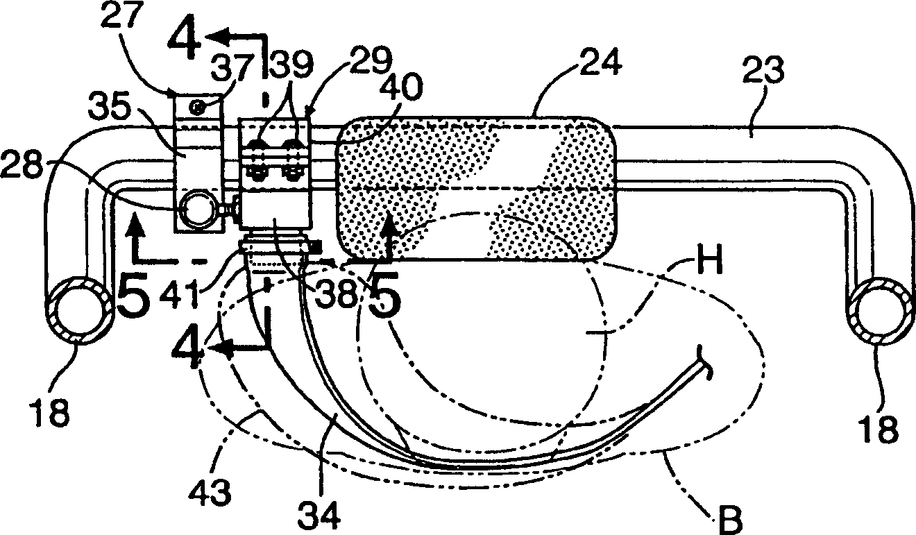 Device for protecting occupant on vehicle