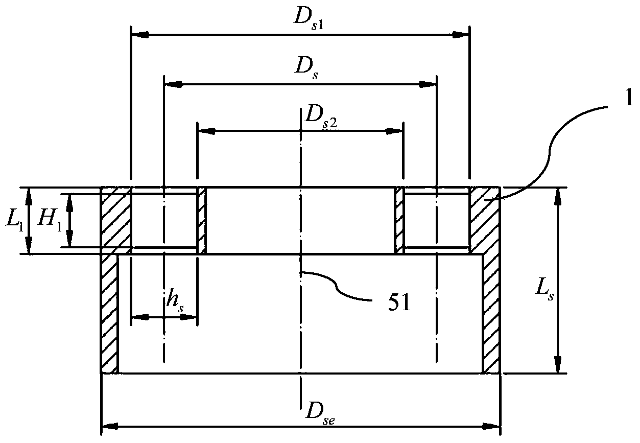 Turbine stator and rotor combination piece for linear projection blade and turbine motor