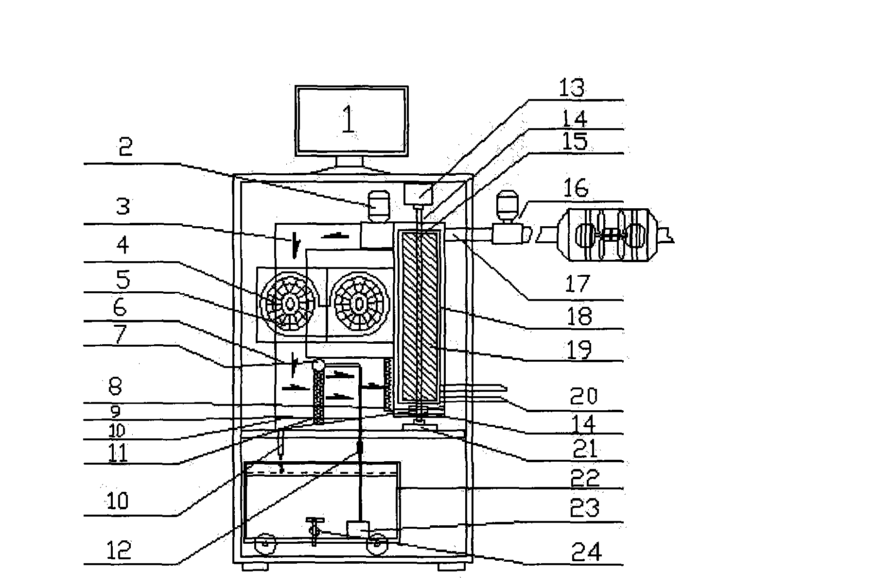 Air circulation purification air conditioner