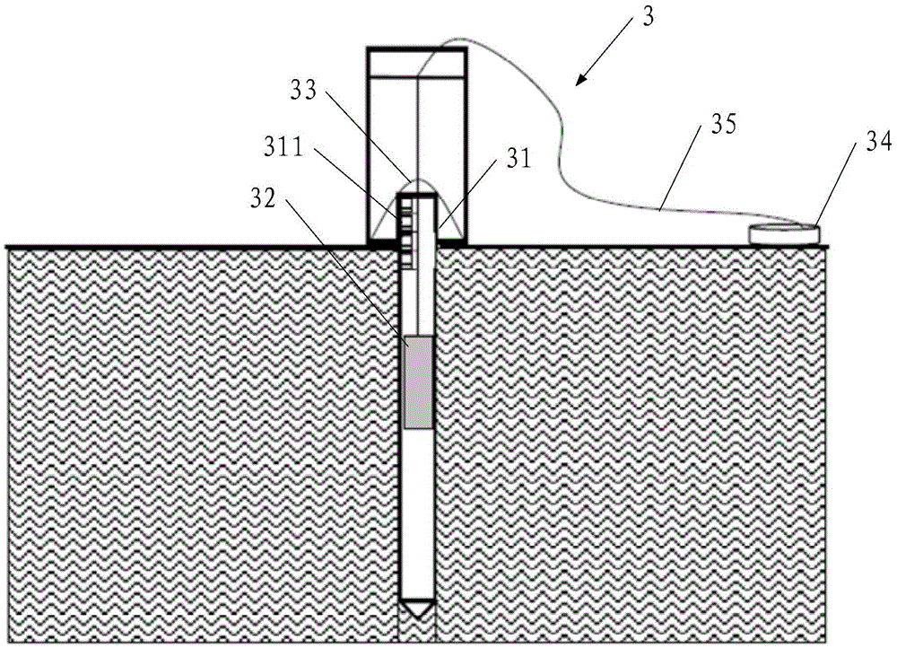 A method for monitoring the dynamic change of soil vertical moisture content in coal mining subsidence