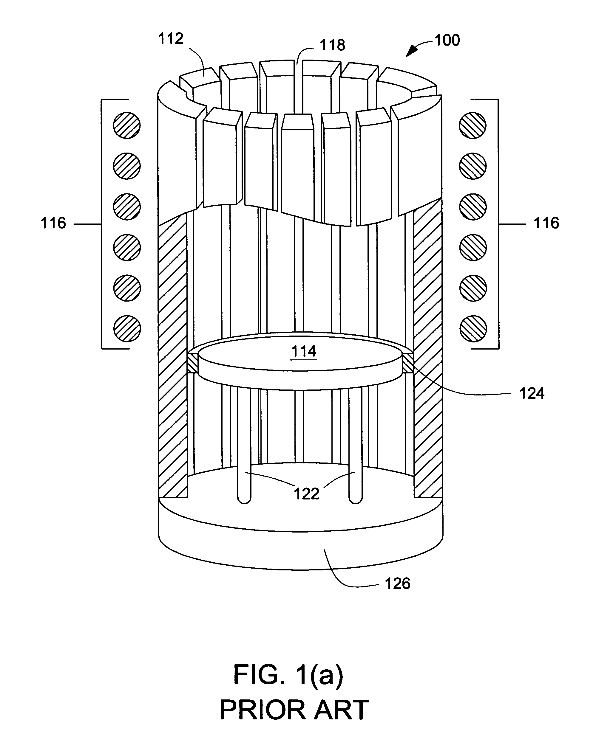 Cold crucible induction furnace with eddy current damping