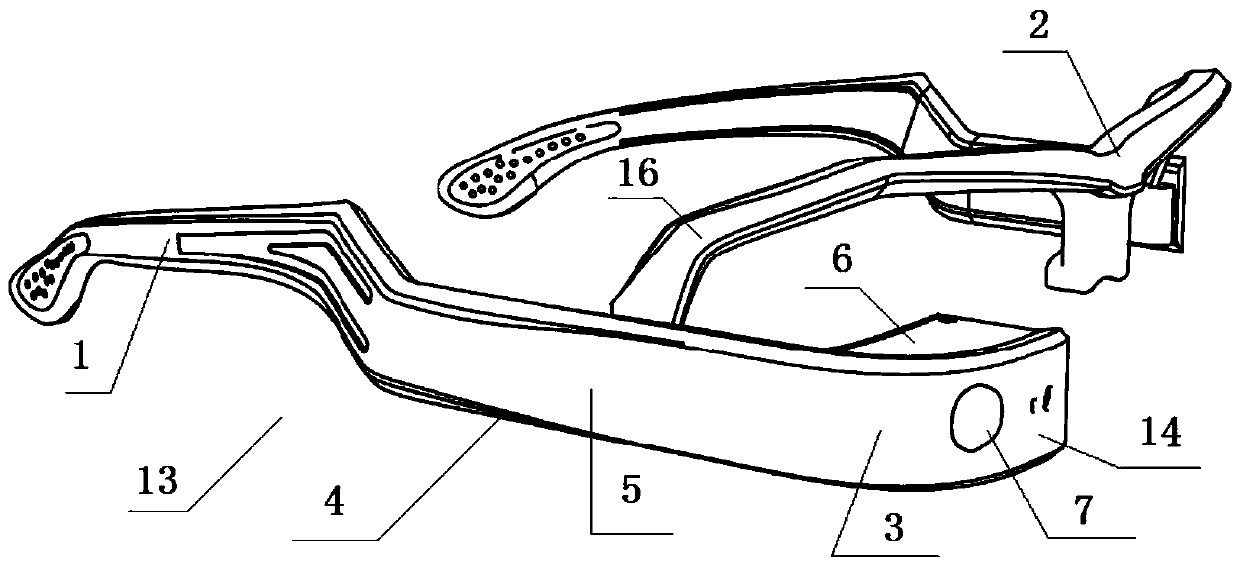 Method for judging the degree of vehicle damage by smart glasses used in the process of vehicle maintenance