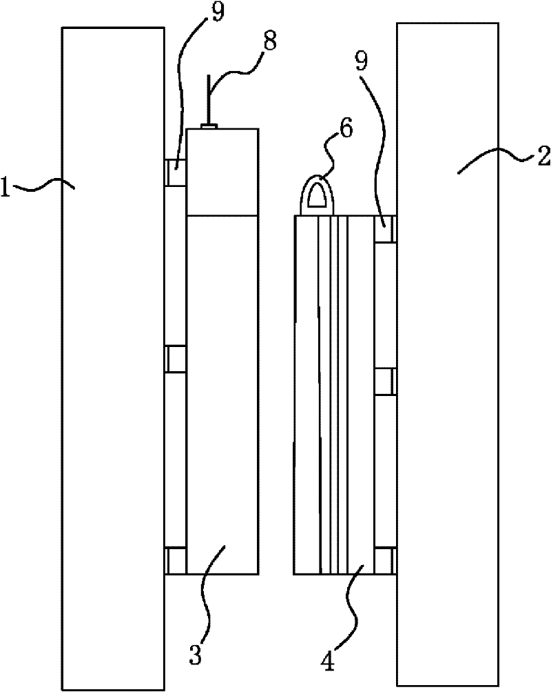 Connecting mechanism of twin vehicle