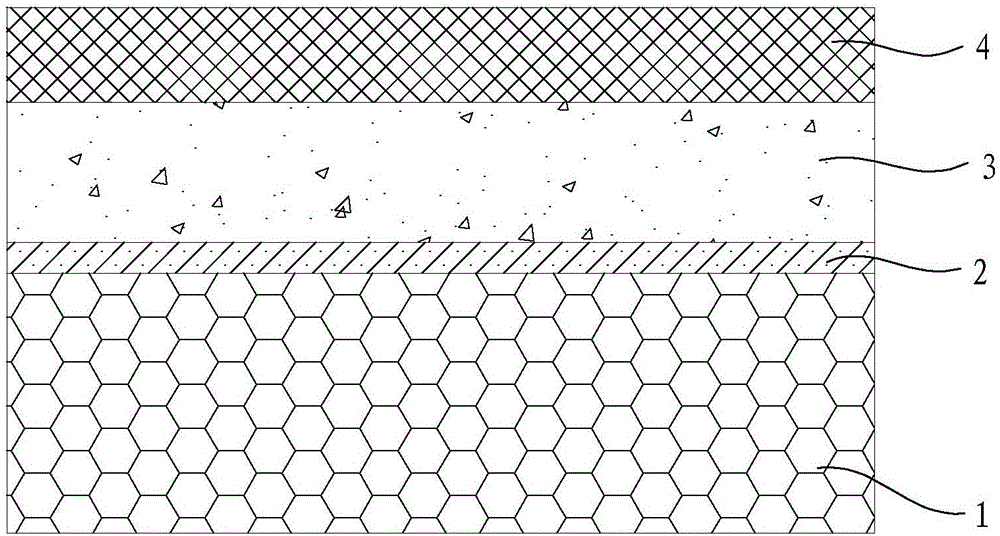 Bridge deck pavement surface layer structure and maintenance construction method