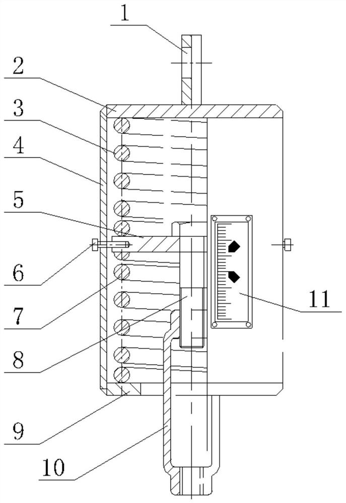 Spring hanger capable of improving output rigidity and design method thereof