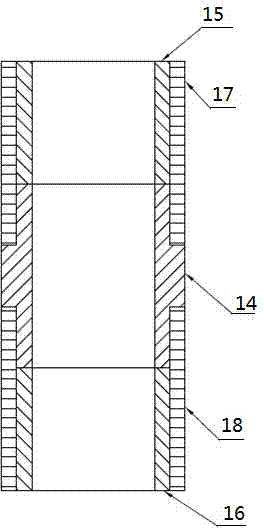 Low-temperature fluid delivery tube connector with potential isolating function