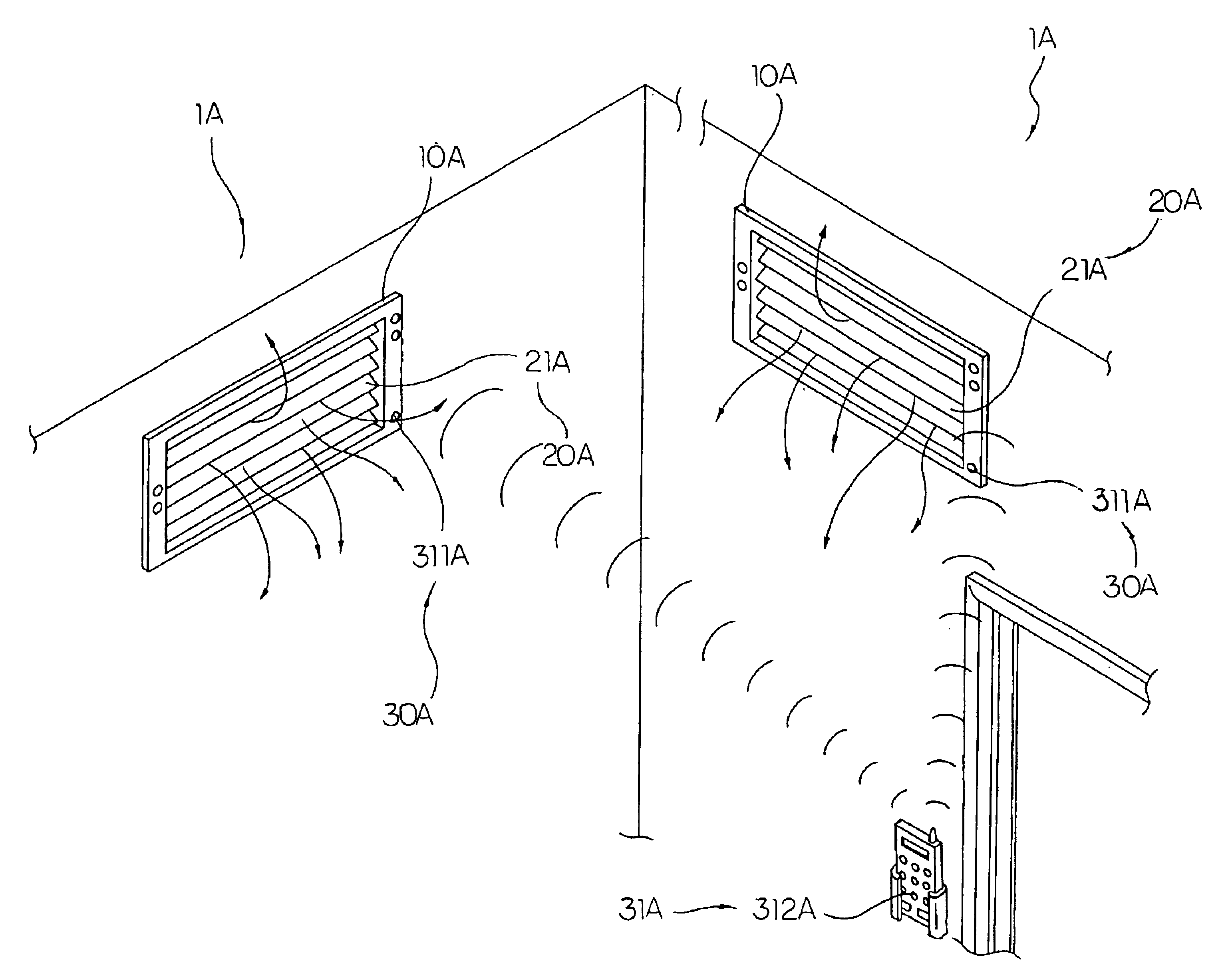 Programmable remote-control motion vent outlet