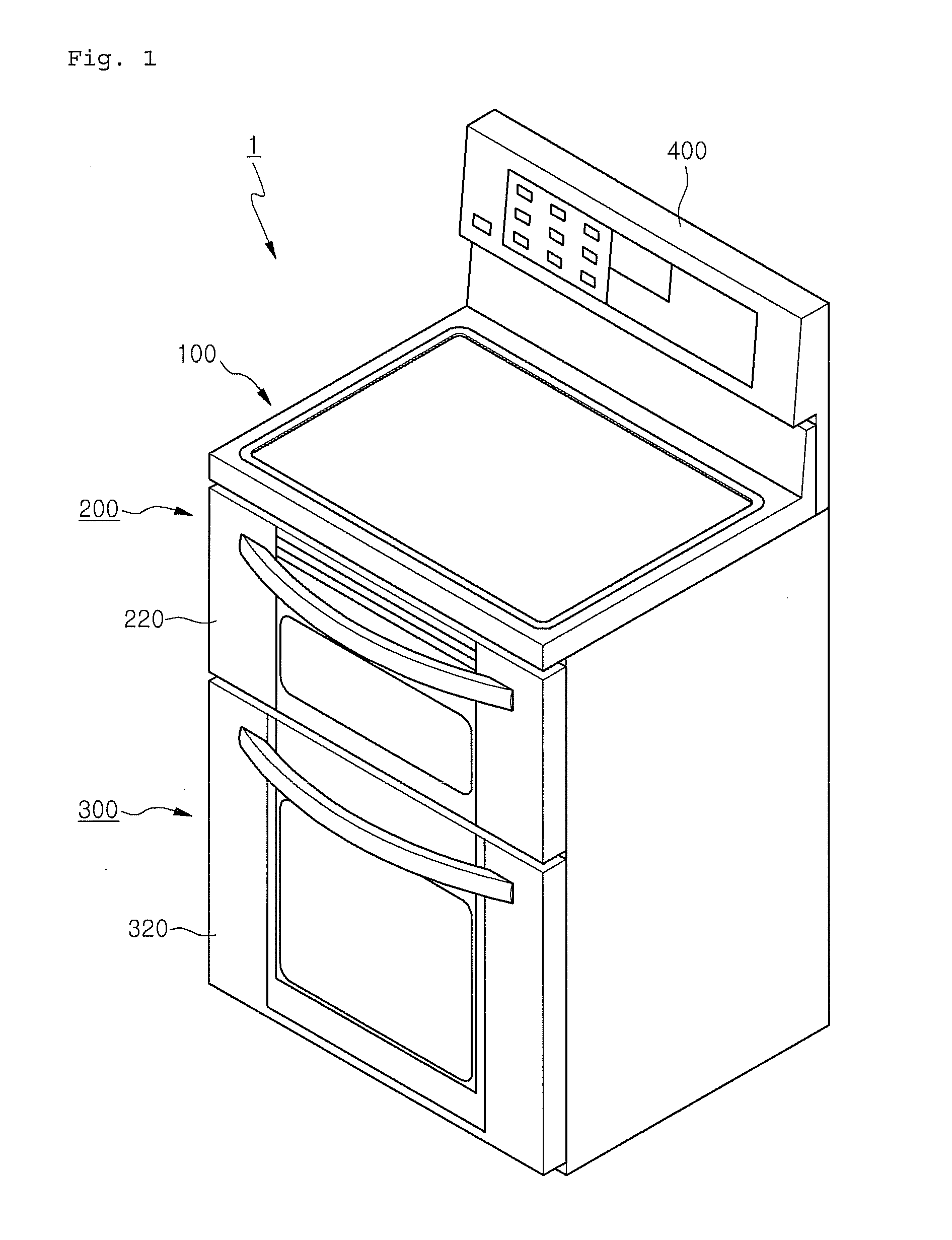 Electric oven and method for servicing same