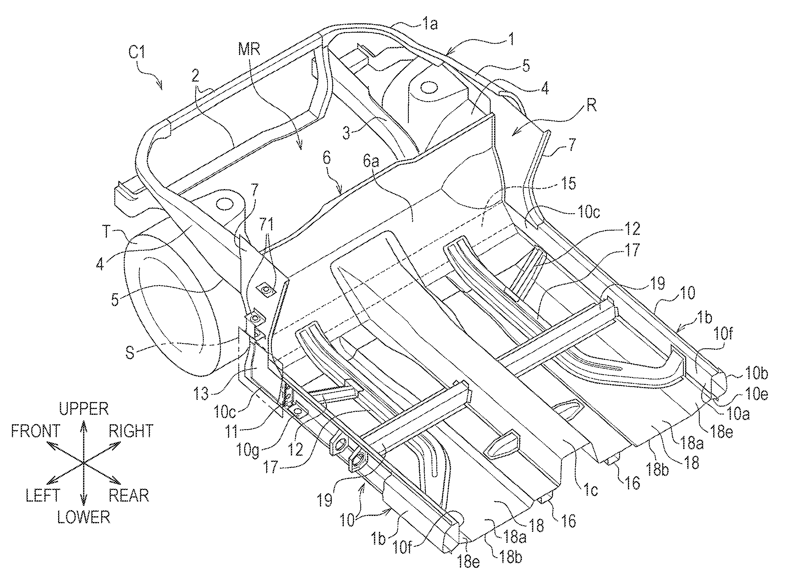 Vehicle body lower structure