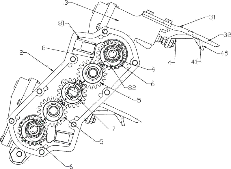 Implanting mechanism of transplanter