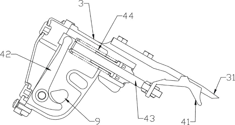 Implanting mechanism of transplanter