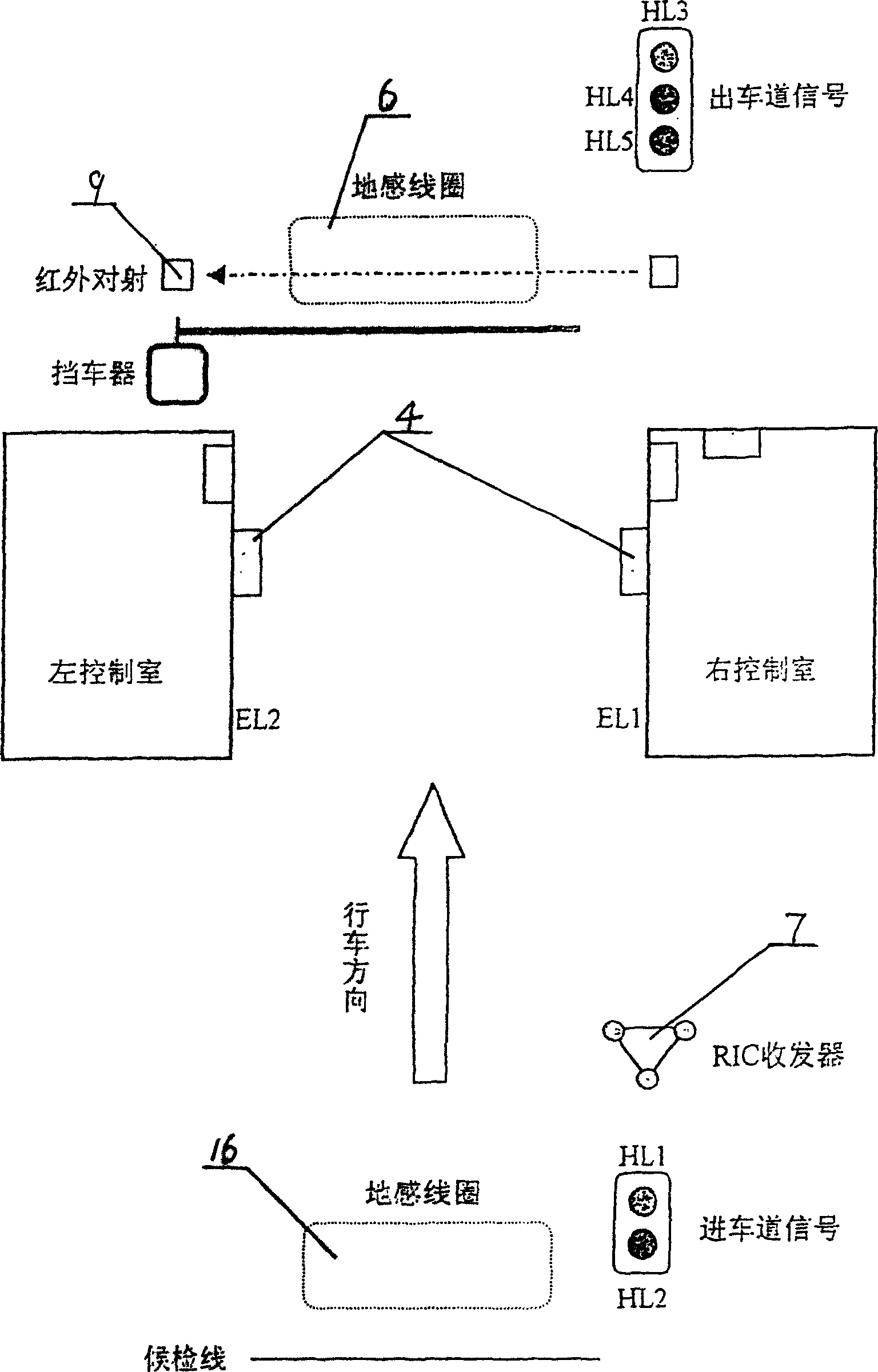 Automatic inspection system for incoming and outgoing vehicles