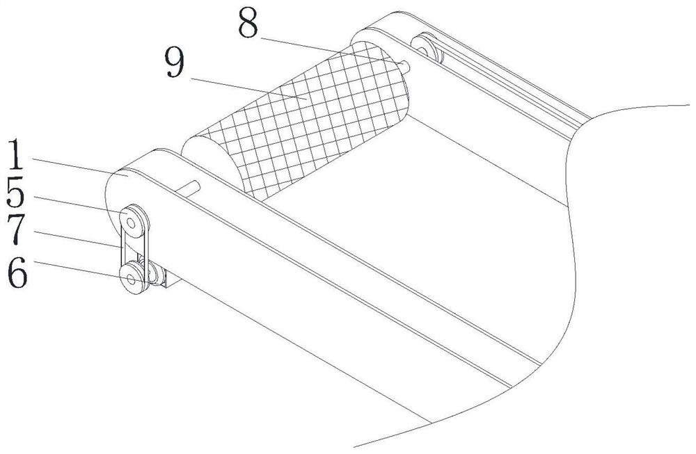 A discharge device for battery production