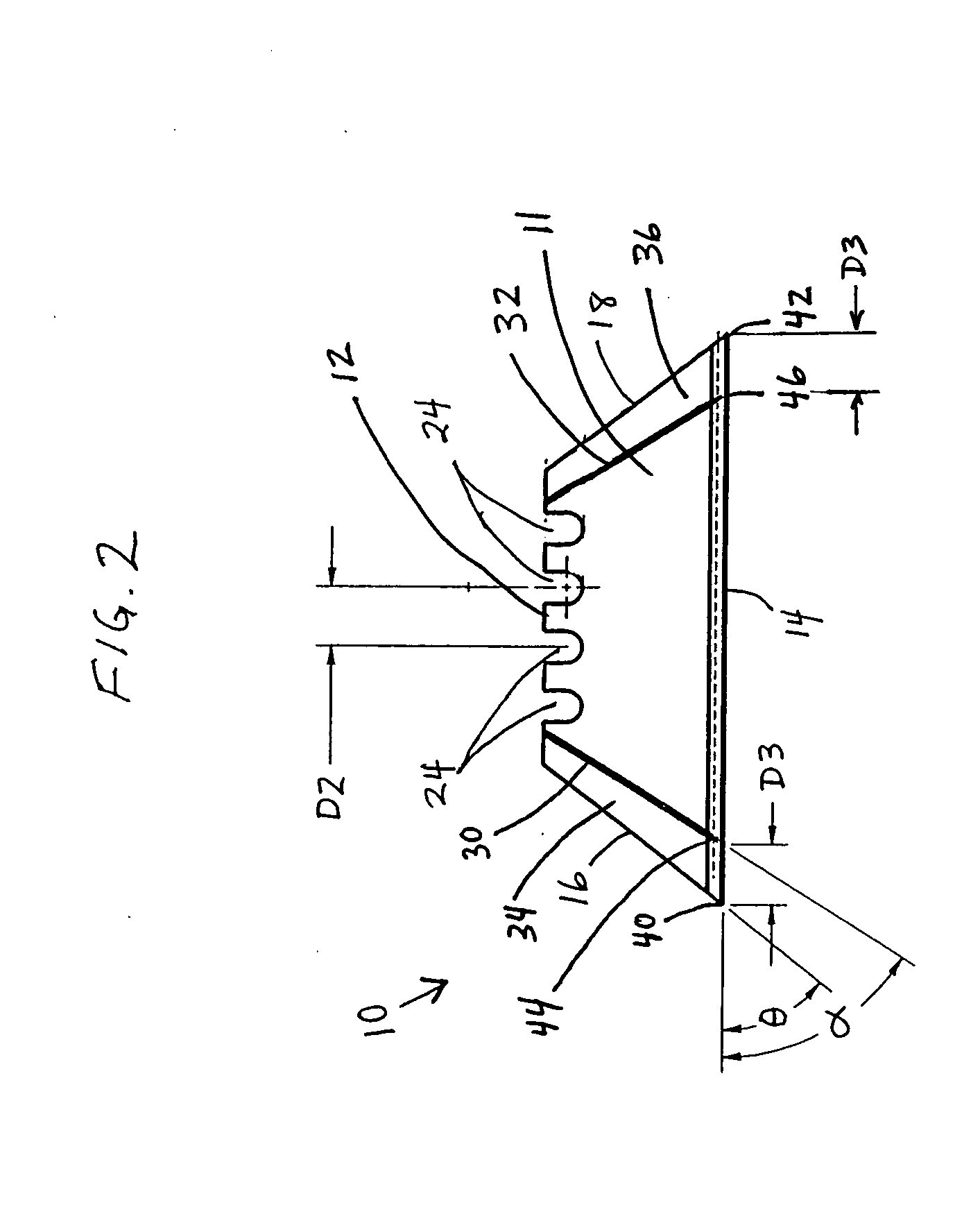 Four point utility blade