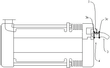 Sheet type oxygen sensor and mounting and working modes thereof