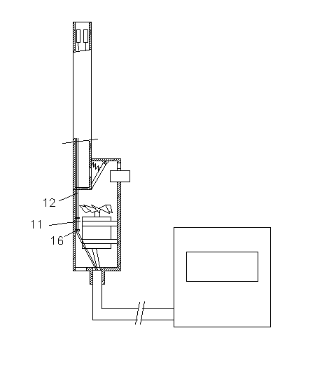 Pocket-size split type halide leak detector