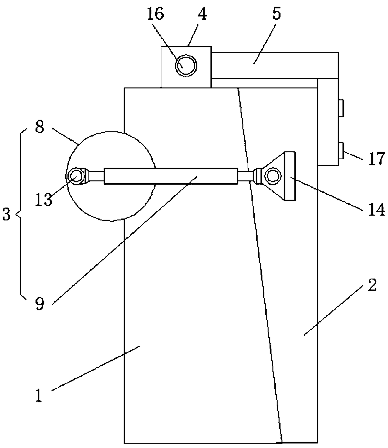 Two-push-rod vacuum cavity for vacuum packaging machine