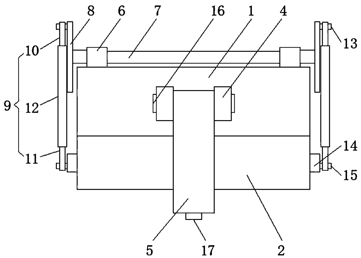 Two-push-rod vacuum cavity for vacuum packaging machine