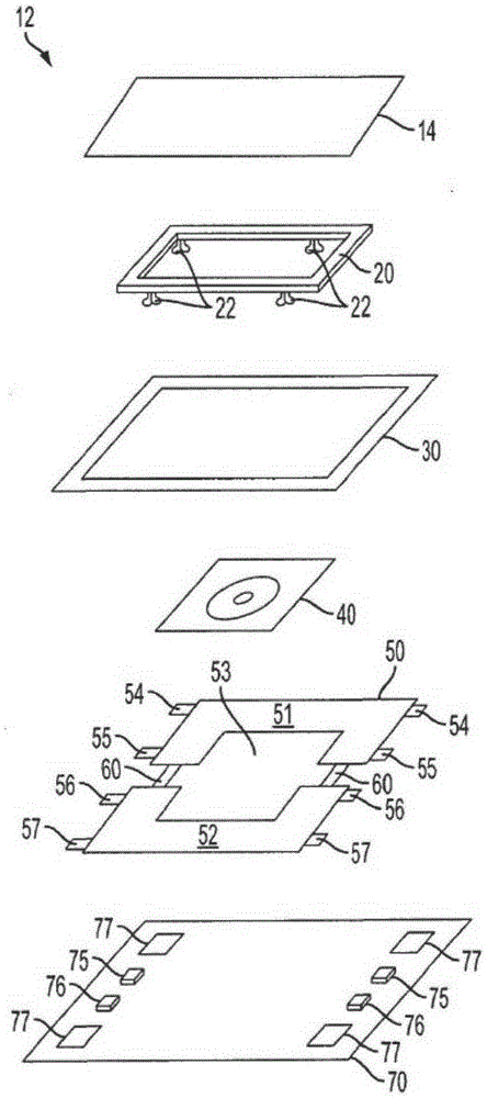 Thin keyboard on-off key group structure generating press touch feel and rebounded rapidly