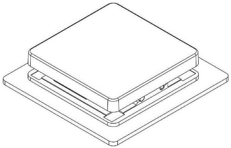 Thin keyboard on-off key group structure generating press touch feel and rebounded rapidly