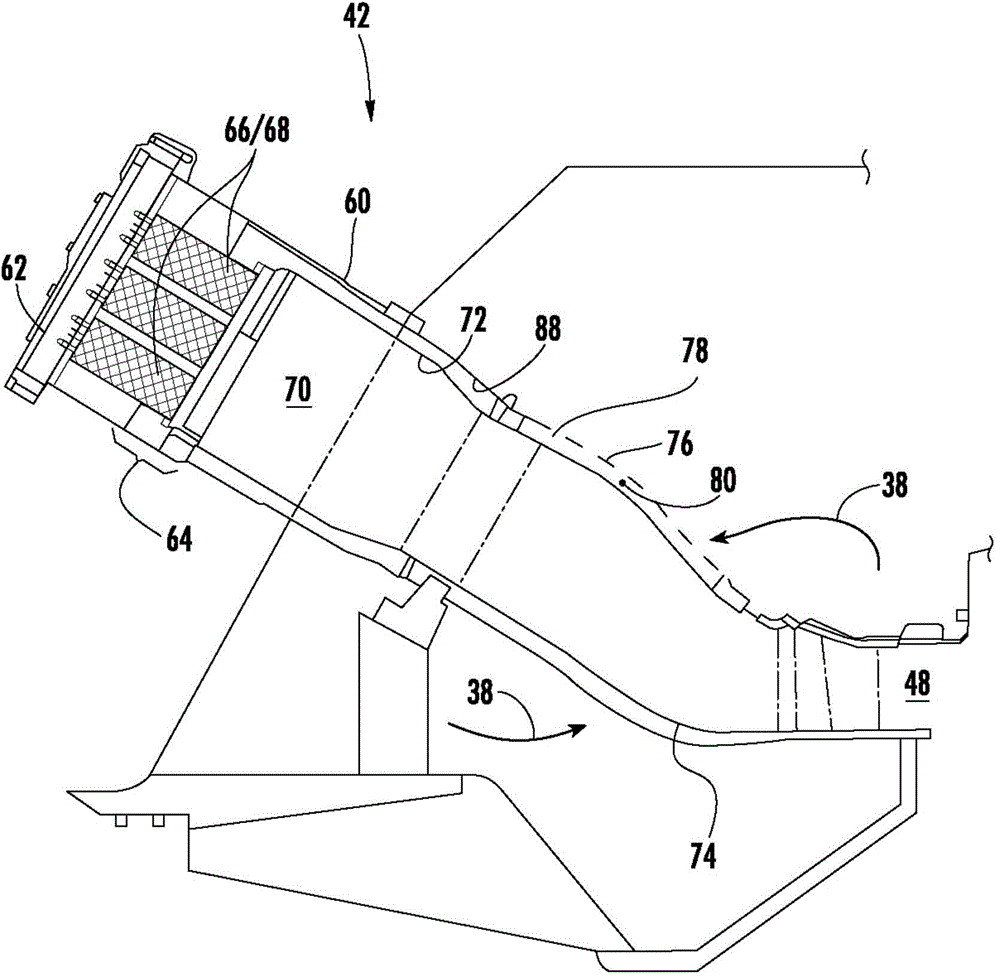 System and method for reducing modal coupling of combustion dynamics