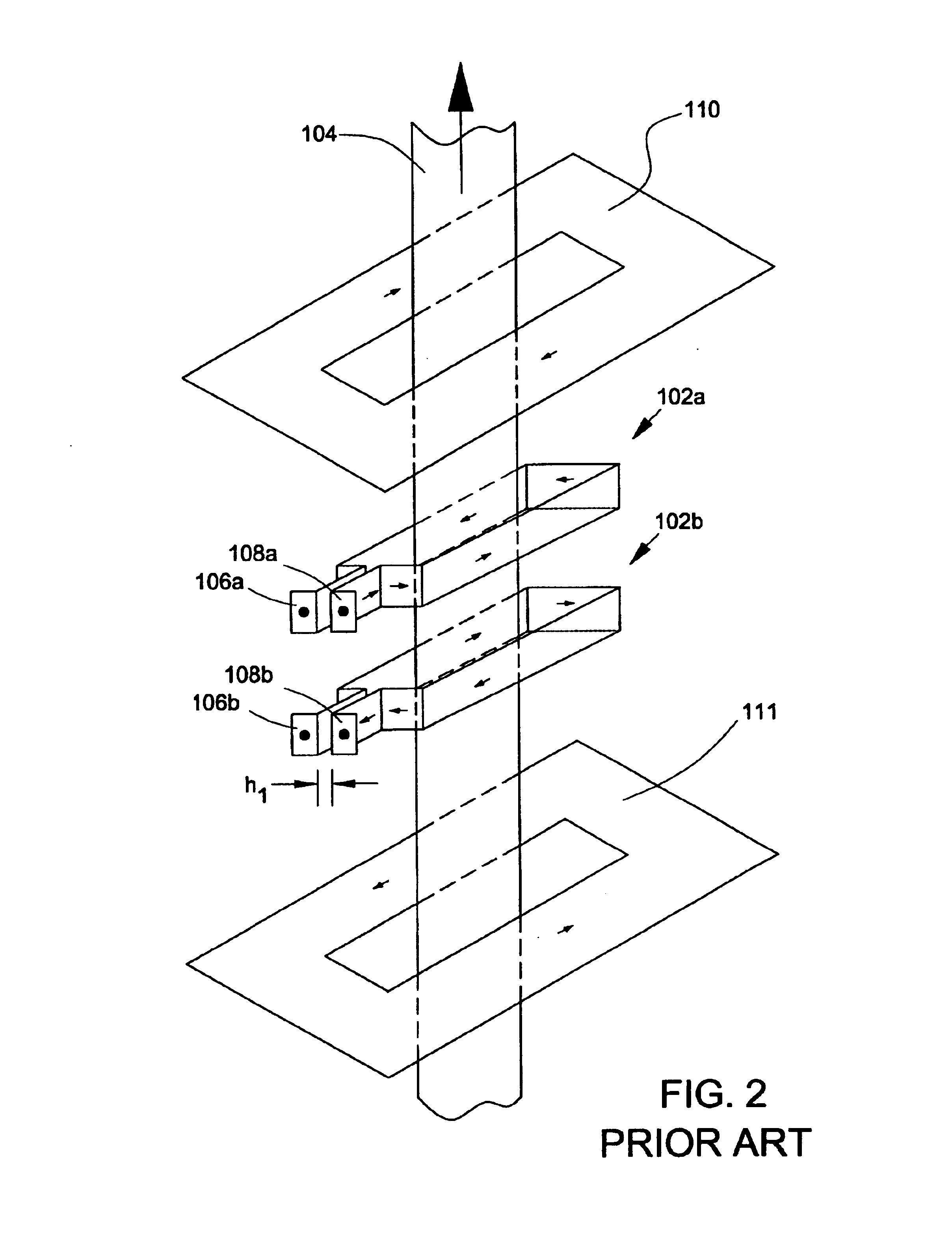 Electromagnetic shield for an induction heating coil