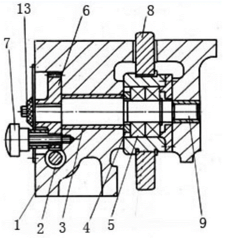 Pressure adjusting mechanism of downwards-pressing wheel