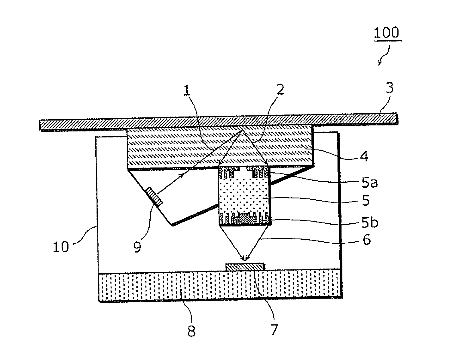 Light-collecting apparatus and contact-type solid-state imaging apparatus using the same