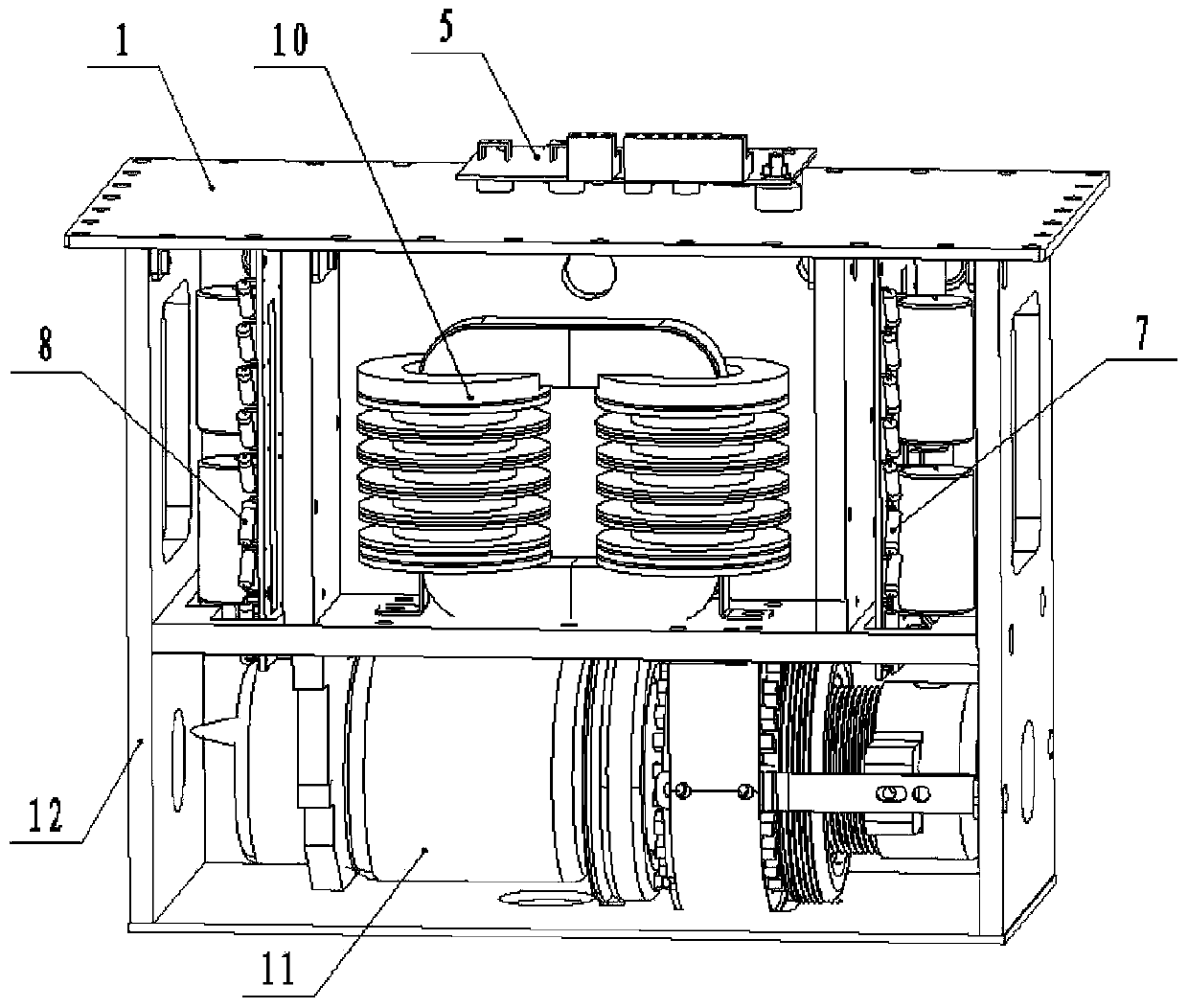 Combined high-frequency high-pressure X-ray machine head