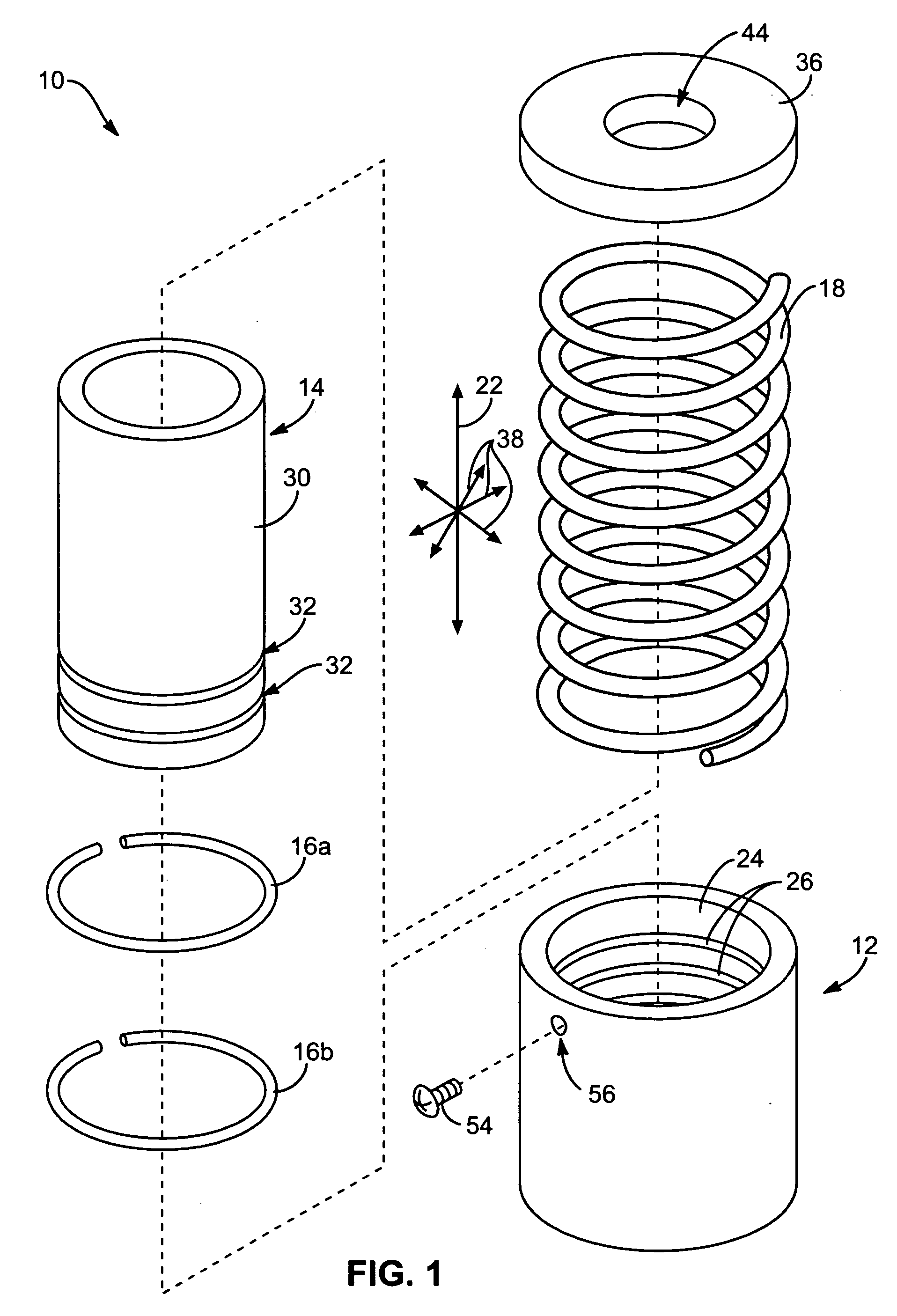 Racheting take-up device