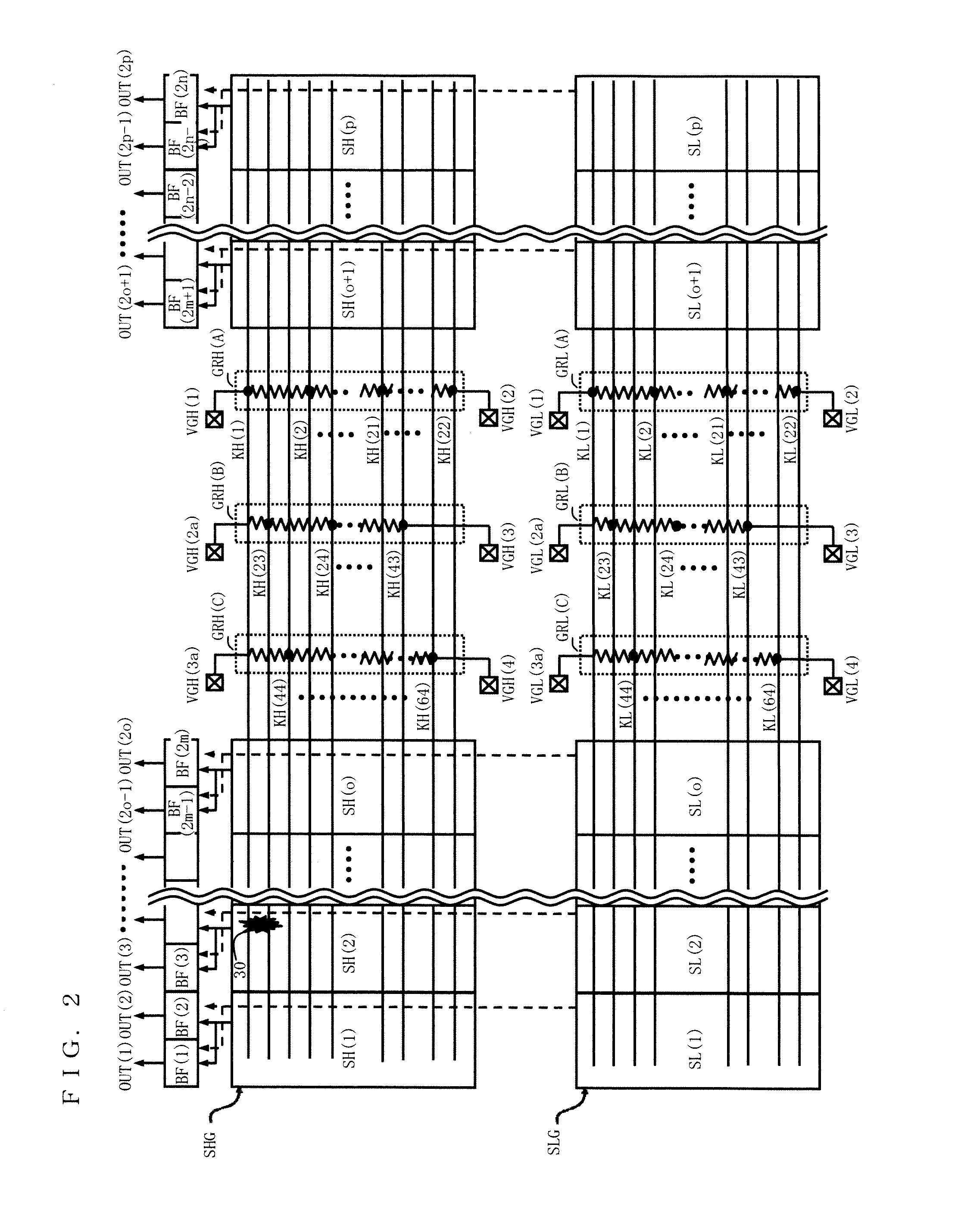 Semiconductor integrated circuit for driving display panel, display panel driving module, and display device