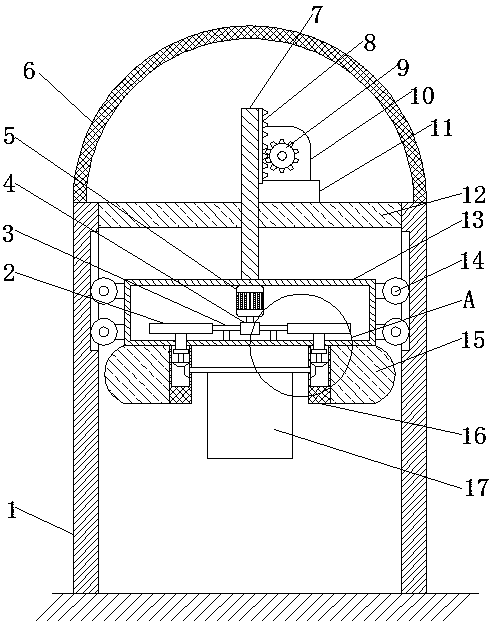 Wave energy power generation device