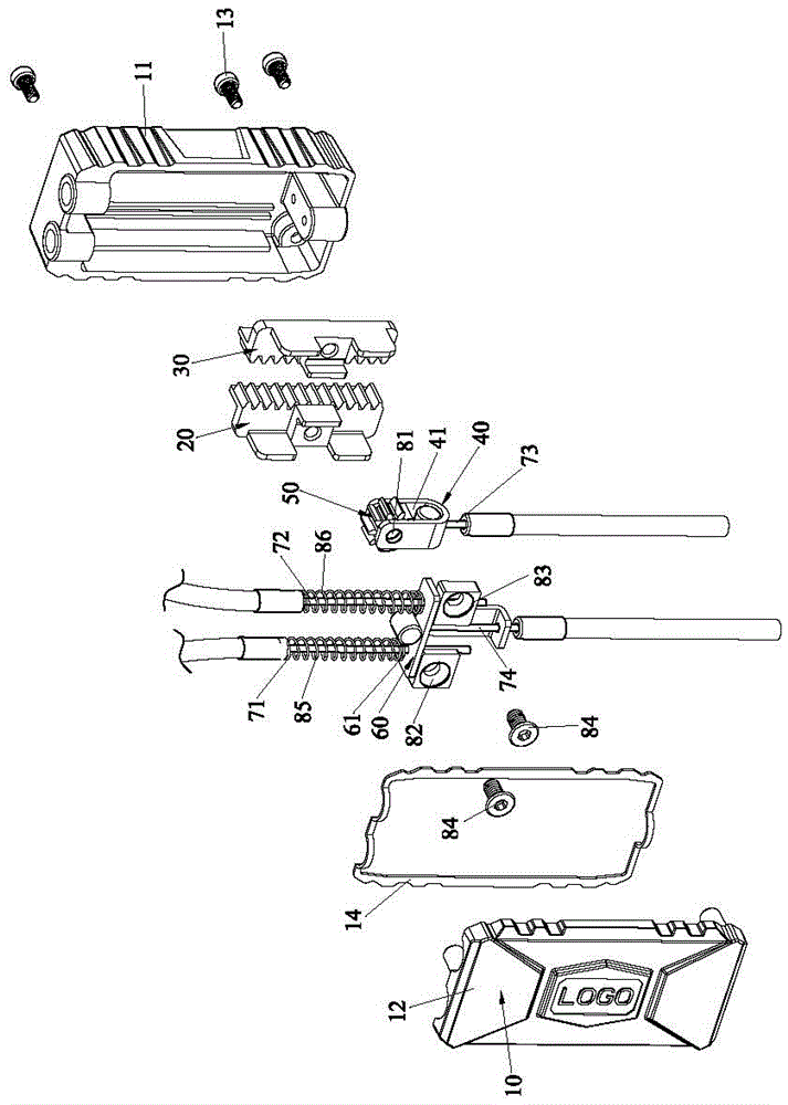 Safe braking device