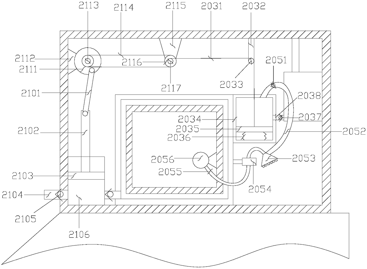 Waste heat recovery and utilization device of microwave equipment for tobacco processing