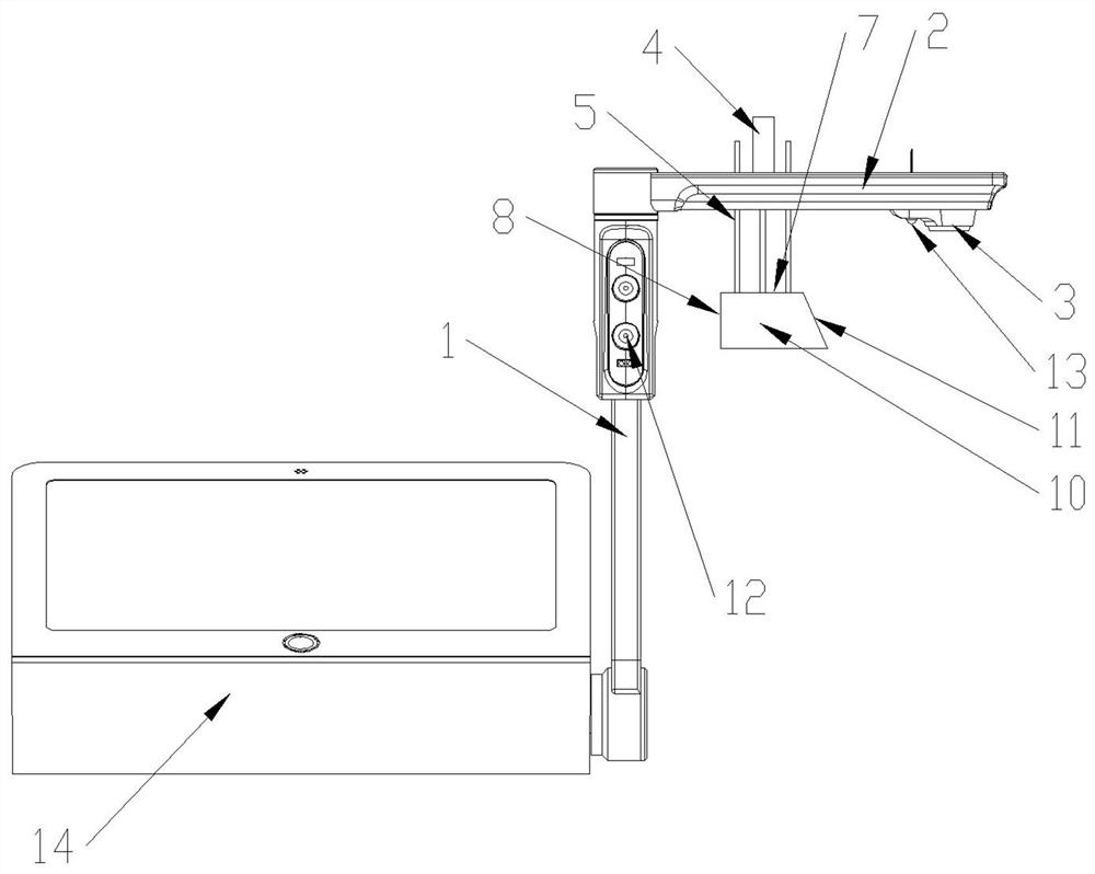 Automatic adjusting mechanism and adjusting method for seal console fill-in light