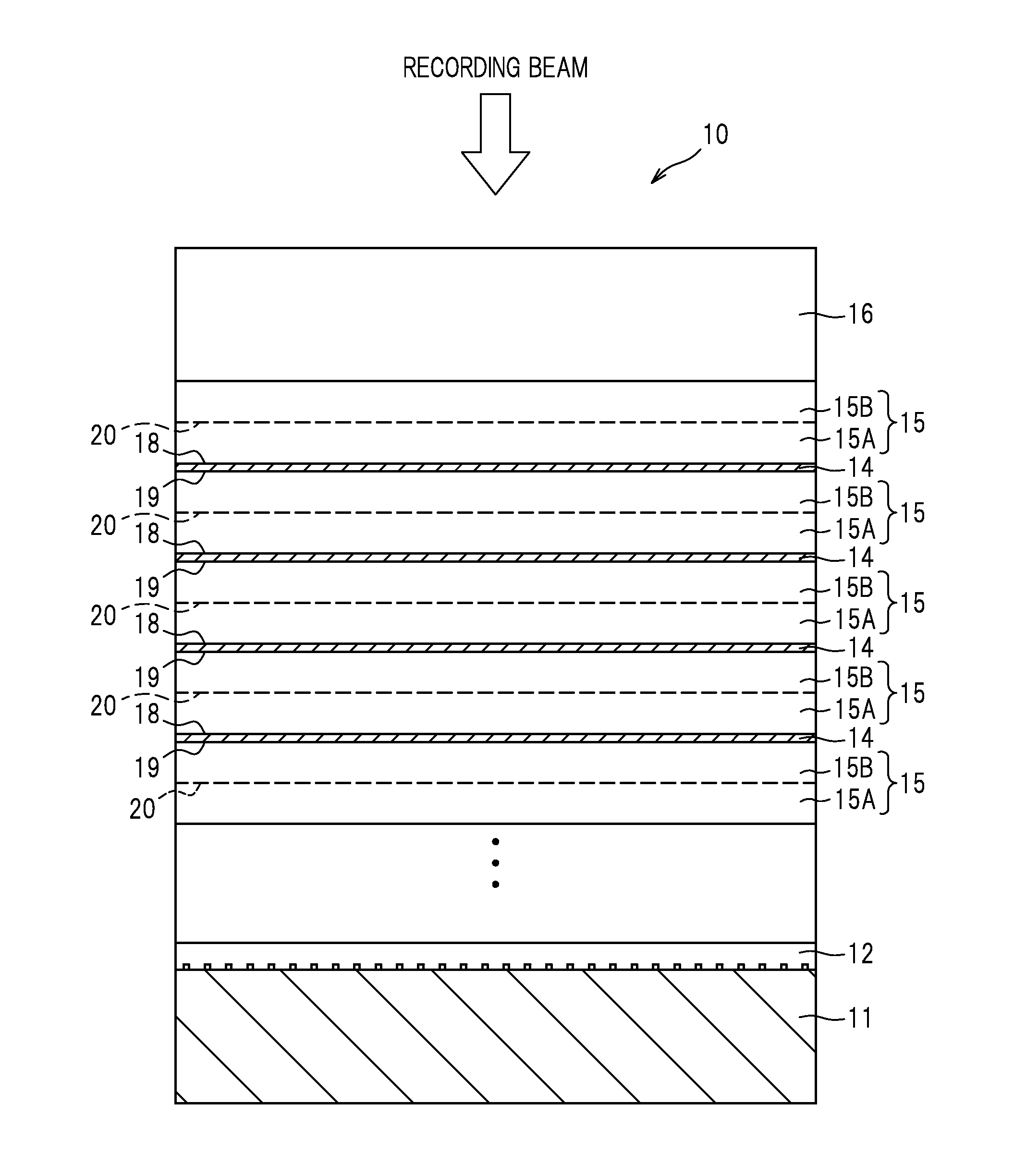 Optical information recording medium and method for recording information in optical information recording medium