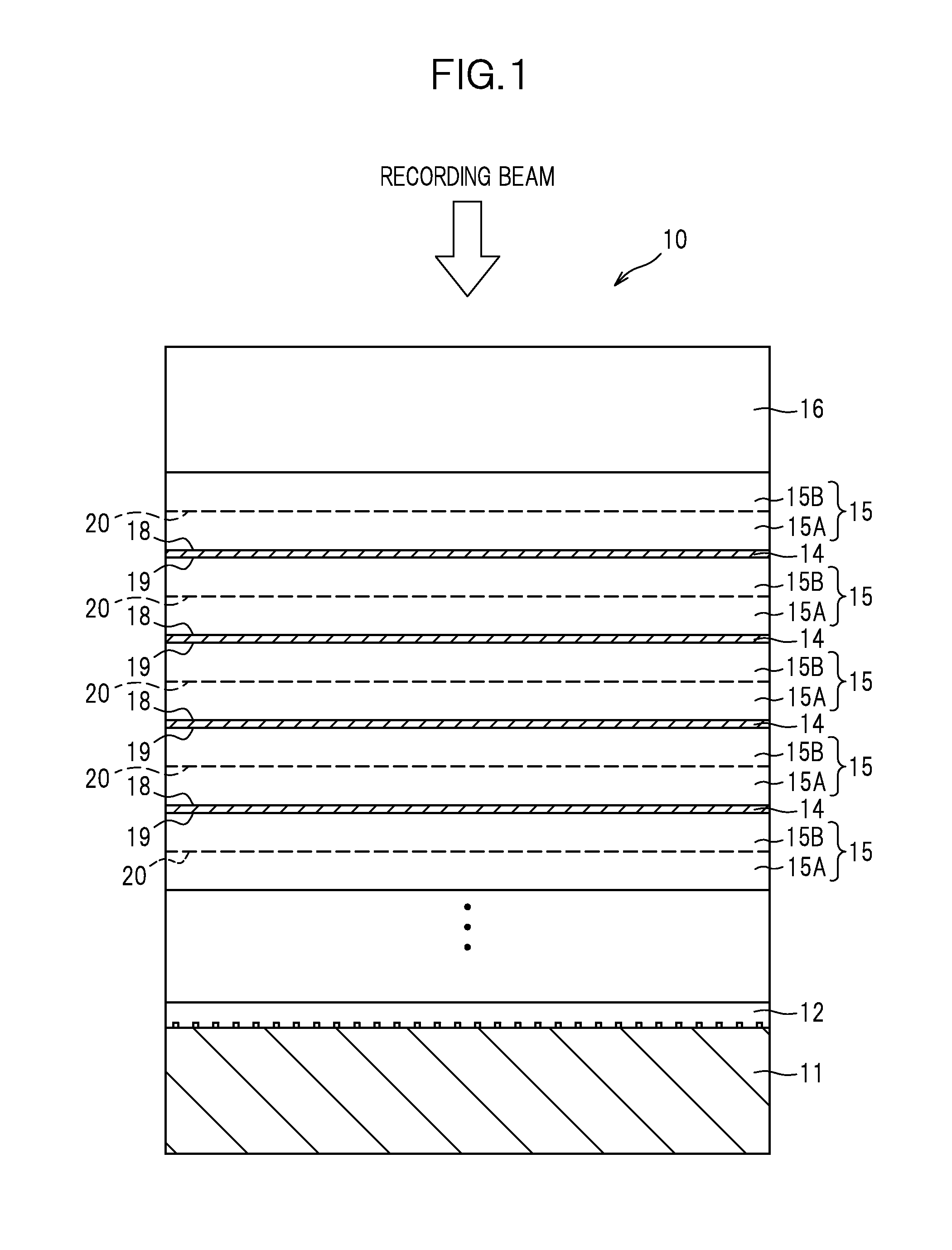 Optical information recording medium and method for recording information in optical information recording medium