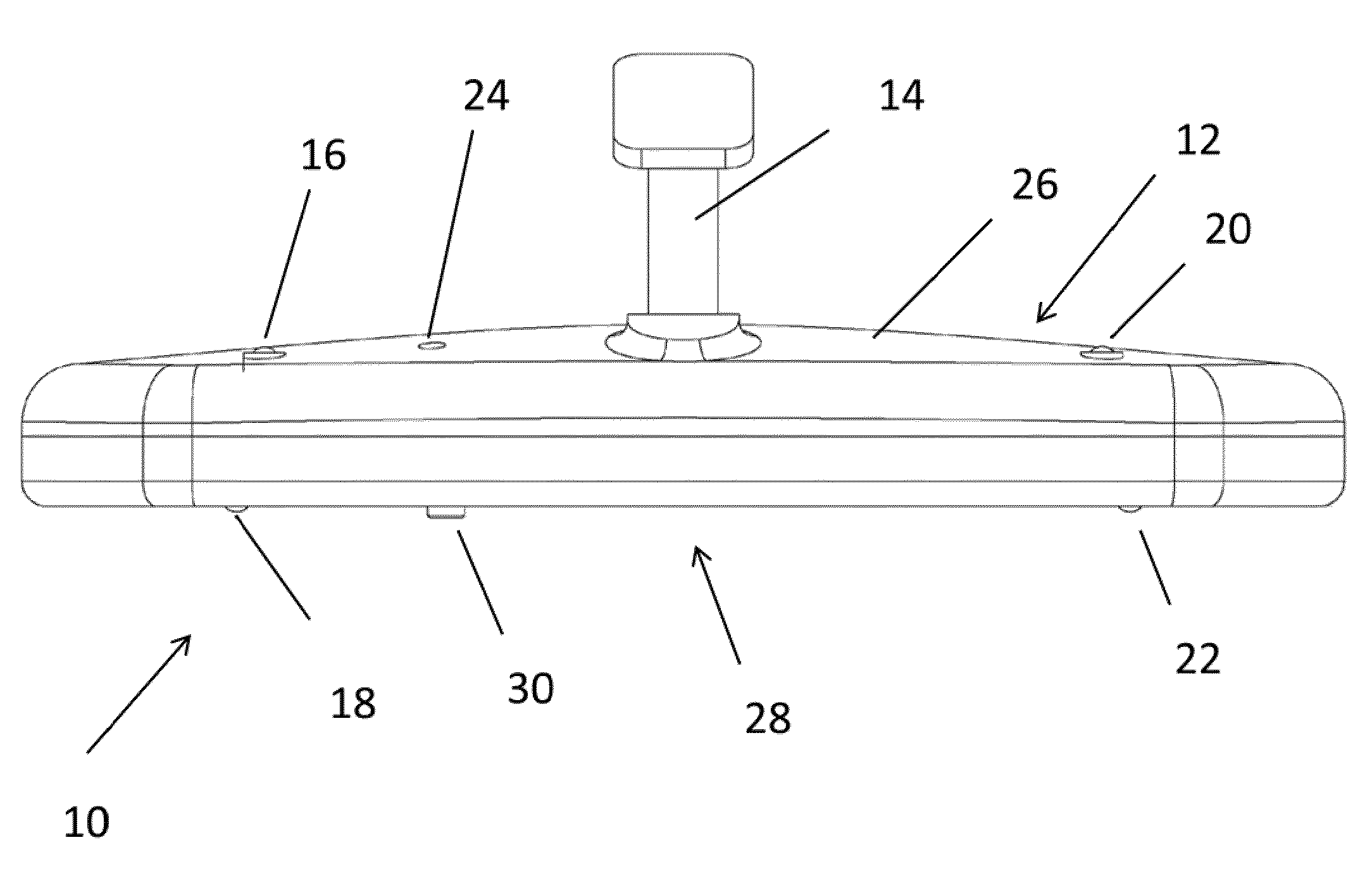 Automobile Rear View Mirror Assembly for Housing a Camera System and a Retractable Universal Mount