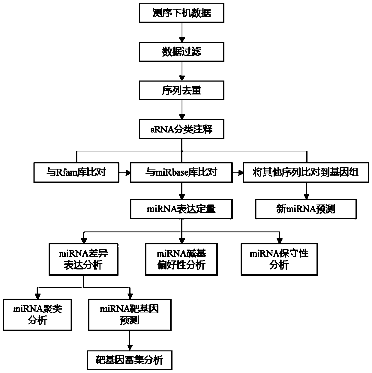 Non-parametric miRNA data analysis method based on miRBase database