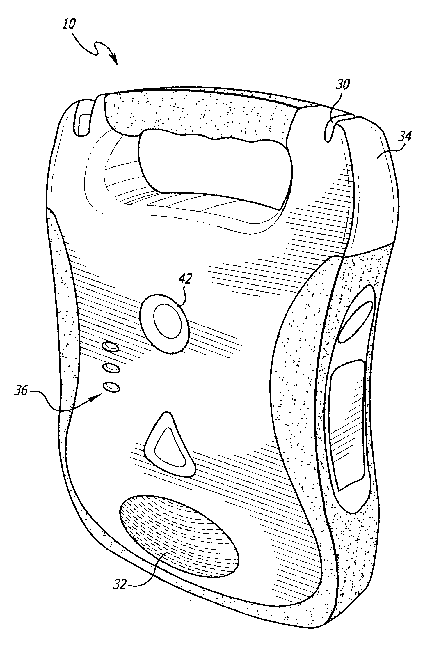 Automatic External Defibrillator with Active Status Indicator