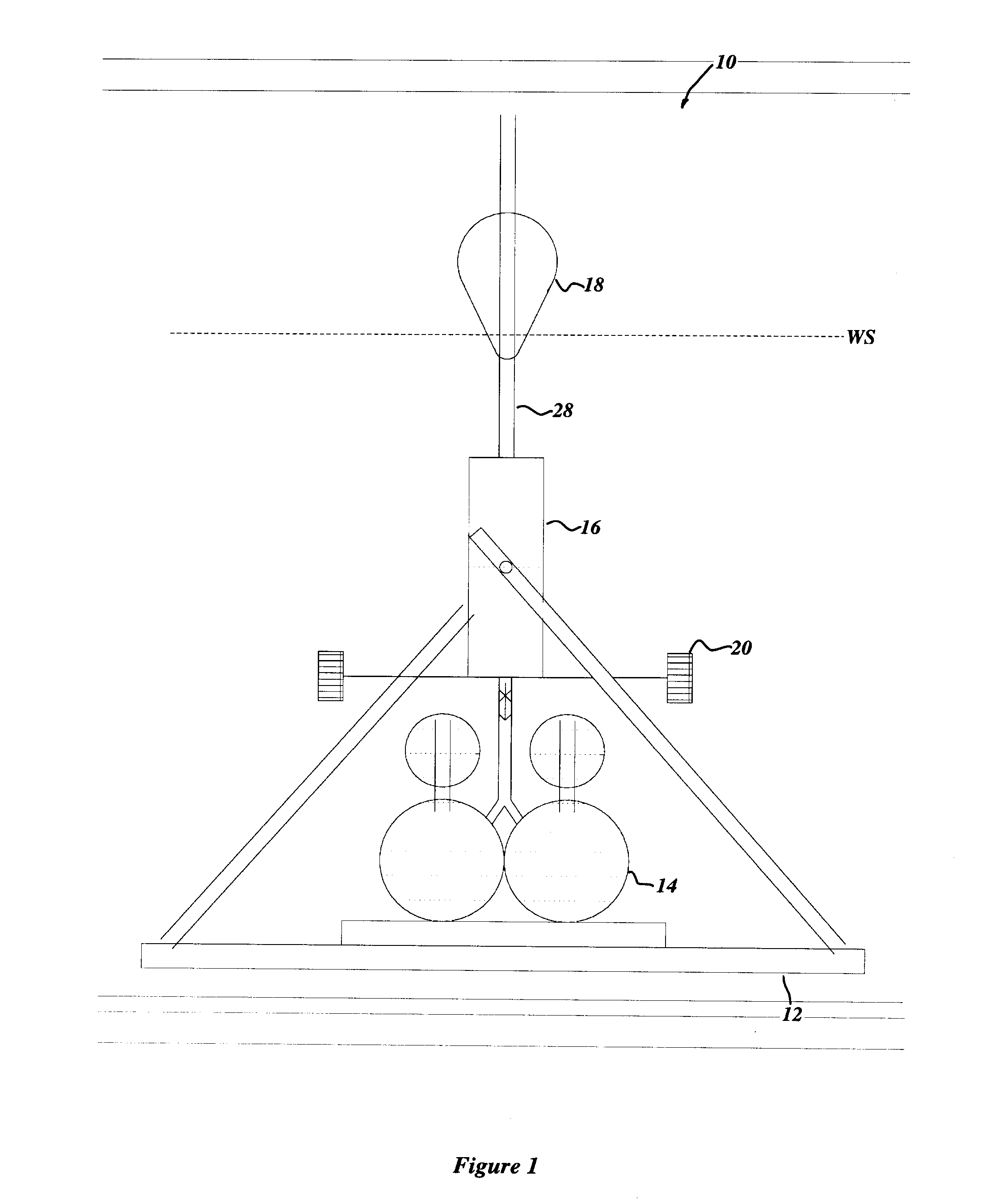 Wave transduce having variable energy piston assembly