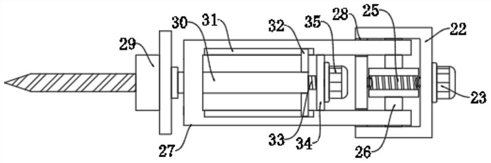 Building outer wall surface drilling device for constructional engineering