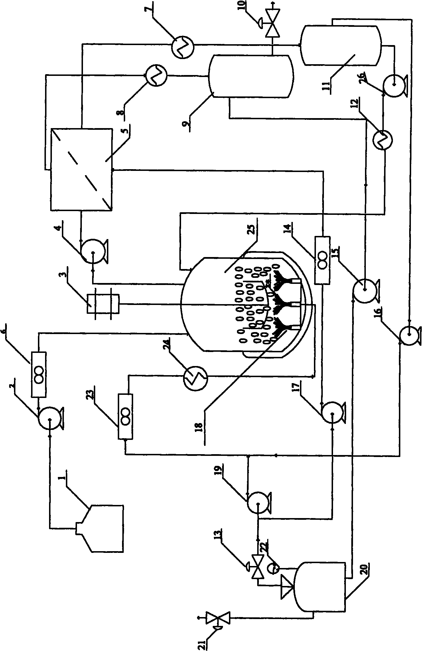 Method and equipment for separating volatile organic matters from fermentation product in situ