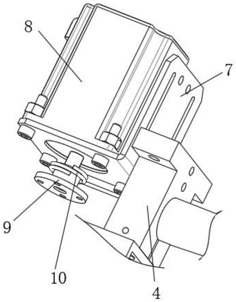 Corn cob positioning robot arm for corn seed testing