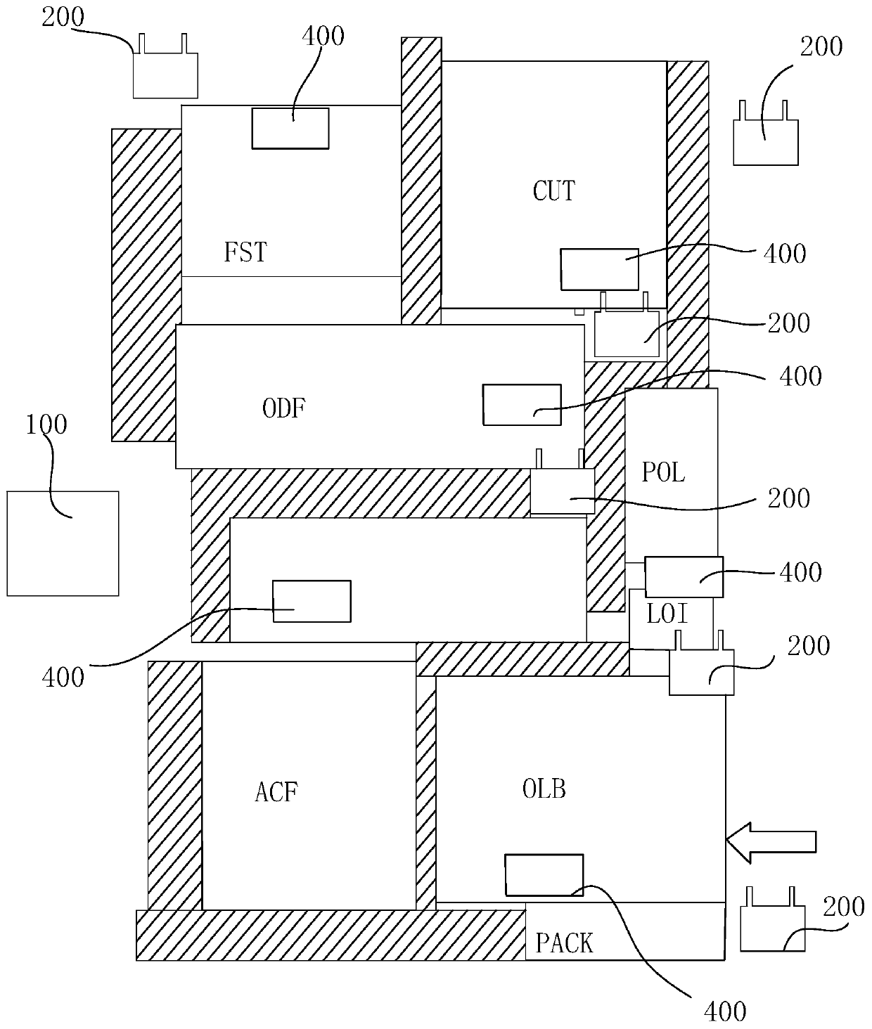 Material checking device and method