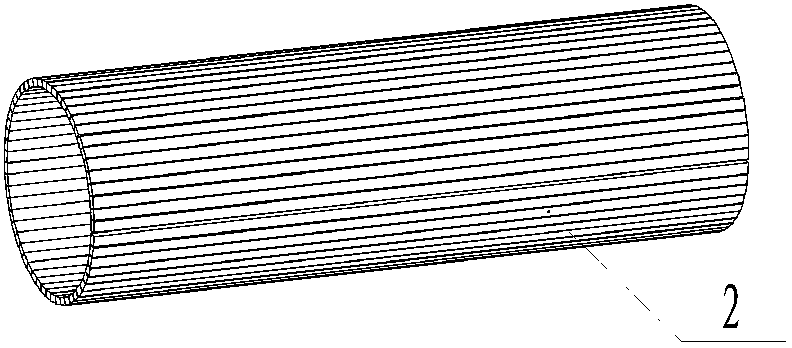 Sandwich composite pipe and rapid forming method thereof