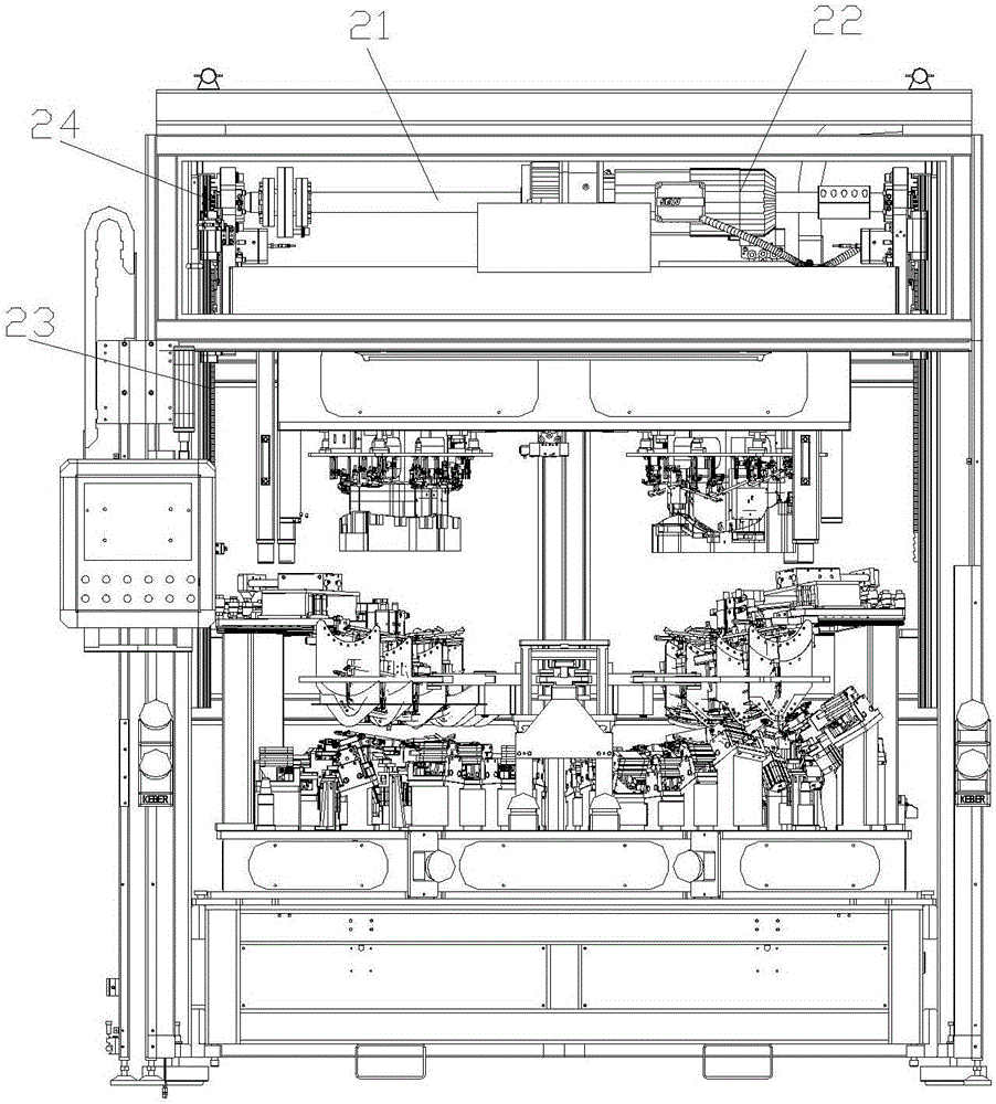 Automatic hot-pressing overlock machine