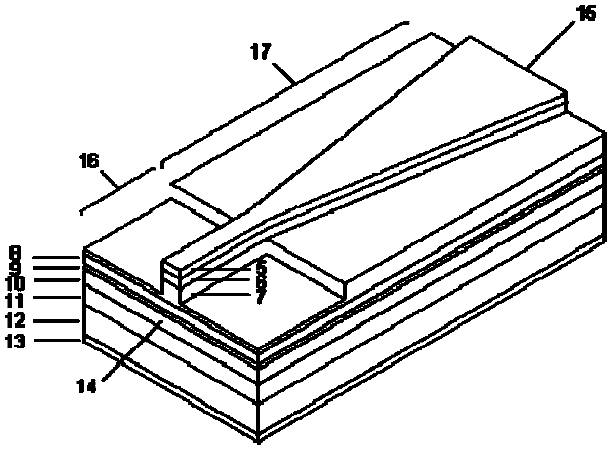 Tapered semiconductor laser based on annular outer cavity